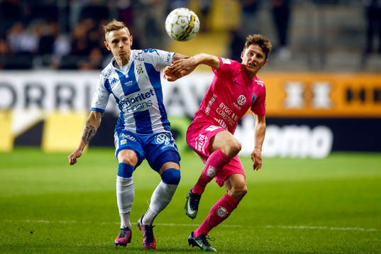 IFK Göteborgs Sören Rieks och Sirius Niklas Busch Thor