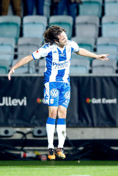 IFK Göteborgs Mikkel Diskerud jublar