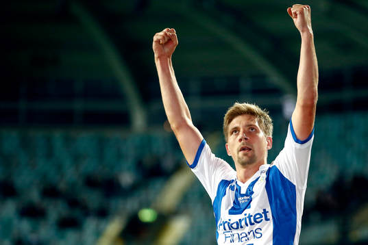 IFK Göteborgs Mikael Boman jublar