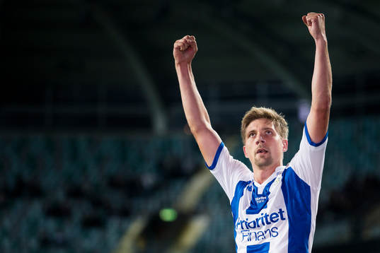 IFK Göteborgs Mikael Boman jublar