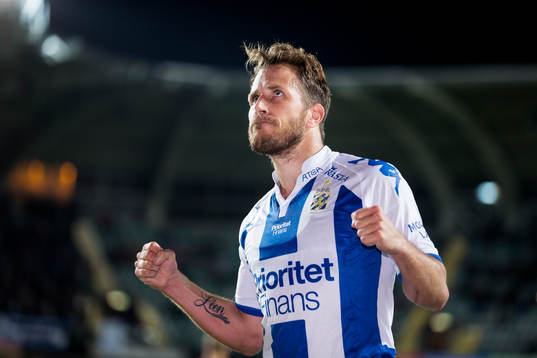 IFK Göteborgs Tobias Hysén jublar