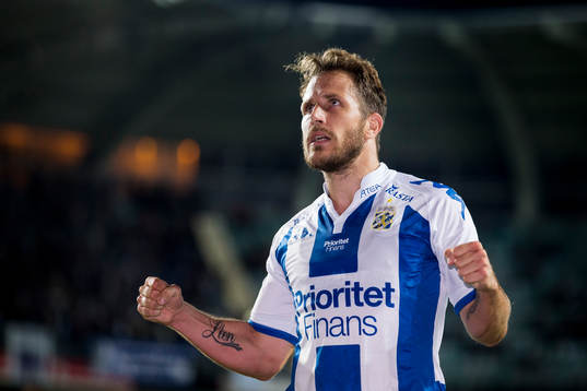 IFK Göteborgs Tobias Hysén jublar