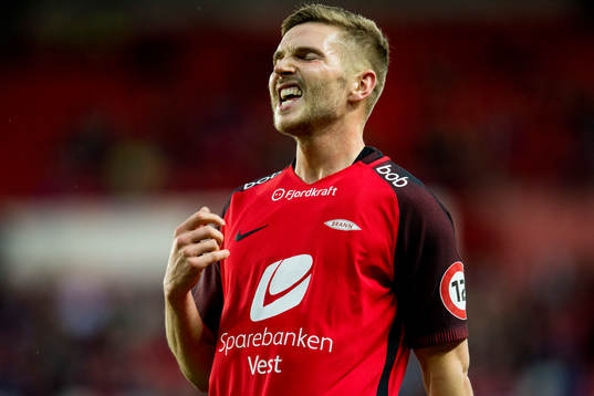 Gilli Rólantsson of Brann reacts