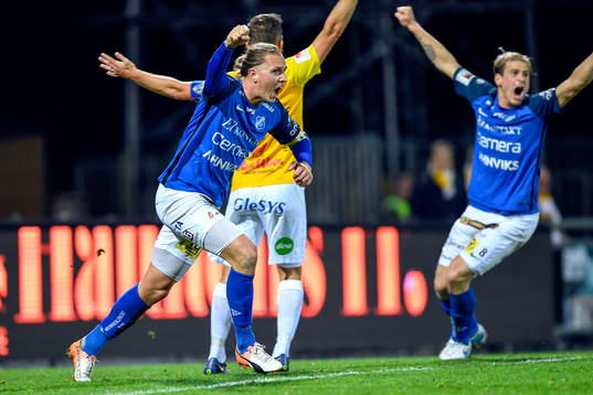 Norrbys Marcus Översjö jublar