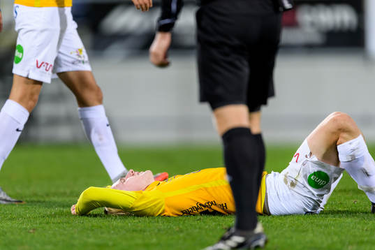 Falkenbergs Viktor Götesson deppar