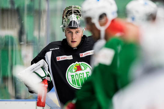 Rögles målvakt Emil Kruse