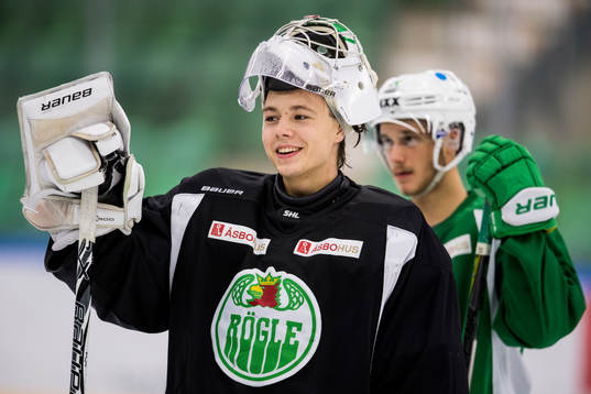 Rögles målvakt Joel Svensson