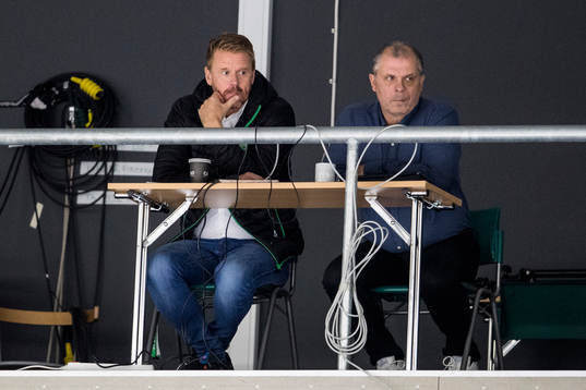 Rögles klubbdirektör Marcus Thuresson och sportchef