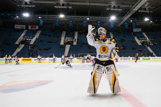 Skellefteås målvakt Gustaf Lindvall