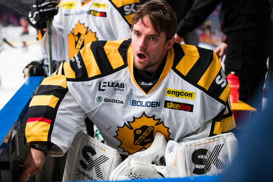 Skellefteås målvakt Gustaf Lindvall