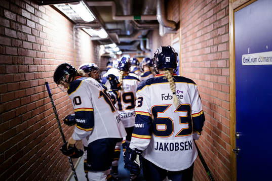 Djurgårdens spelare i spelargången