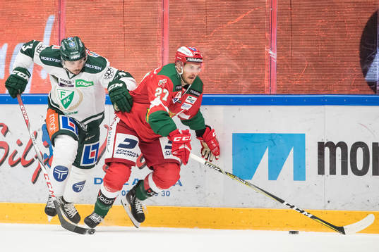 Färjestads Jens Westinjagar Moras Matt Bailey  i