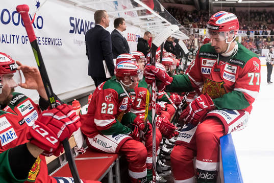 Moras Keaton Ellerby och Matias Lassen deppar i