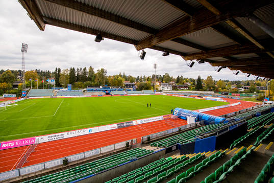 General view of Nadderud Stadion