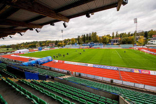 General view of Nadderud Stadion