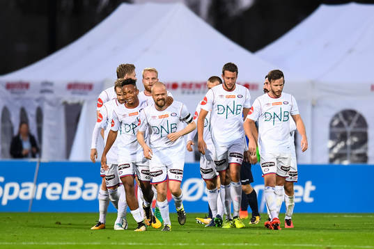 Christian Grindheim of Vålerenga celebrates