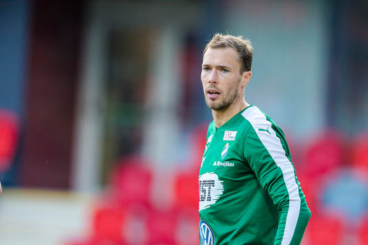 Östers målvakt Robin Malmkvist