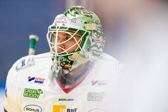 Frölundas målvakt Johan Gustafsson