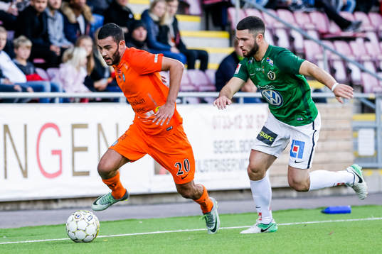 AFC Eskilstunas Farshad Noor och Jönköpings Jonathan