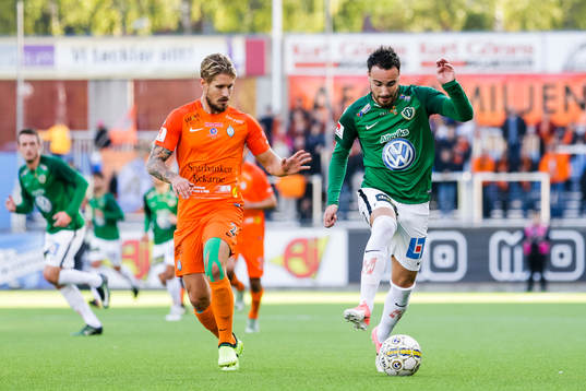 AFC Eskilstunas Daniel Björnquist och Jönköpings Dzenis