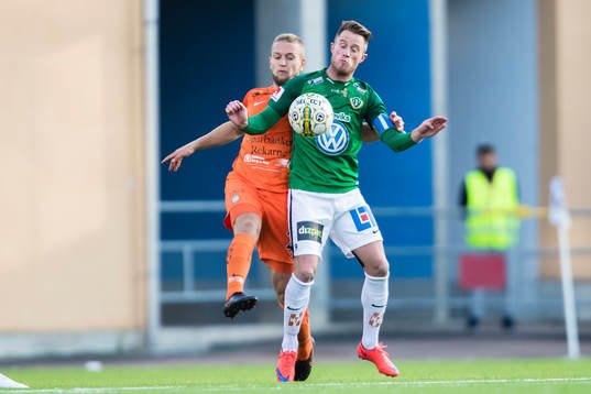 Jönköpings Tommy Thelin och AFC Eskilstunas Alexander