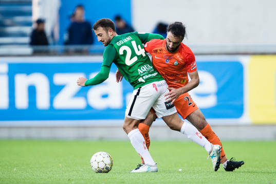 Jönköpings André Calisir och AFC Eskilstunas Sharif