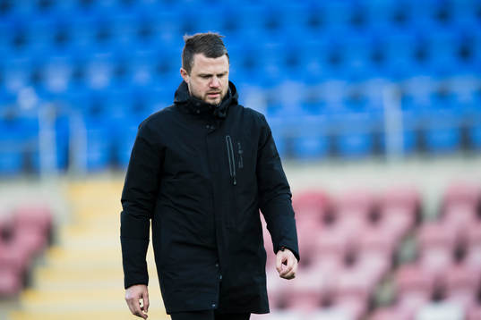 Jönköpings tränare Jimmy Thelin deppar