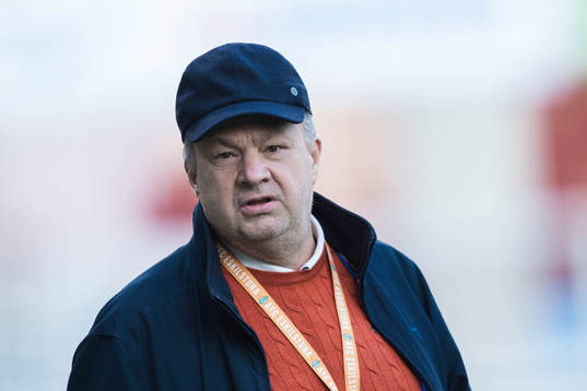 AFC Eskilstunas ordförande Alex Ryssholm innan