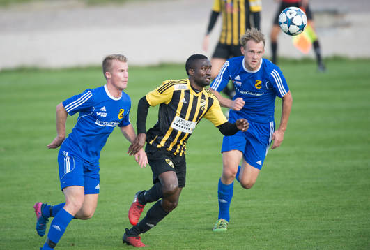 IFK Hässleholms  Abelto Ikose i matchen i division 2