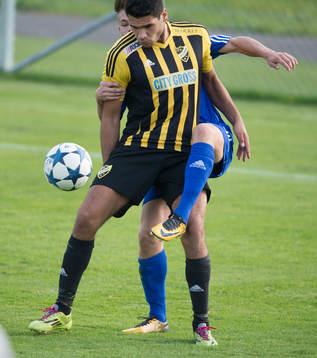 IFK Hässleholms Tommy Filipovic i matchen i division 2