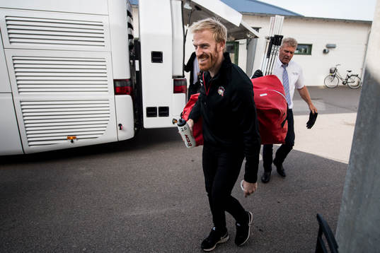 Malmö Redhawks Jens Olsson anländer