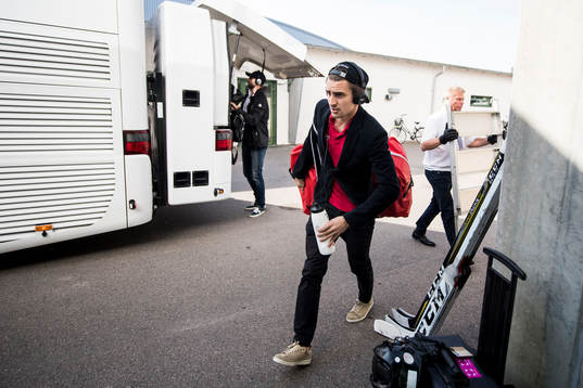 Malmö Redhawks Nils Andersson anländer