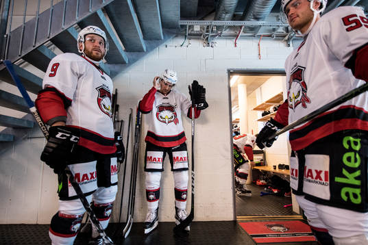 Malmö Redhawks Frederik Storm och Nils Andersson