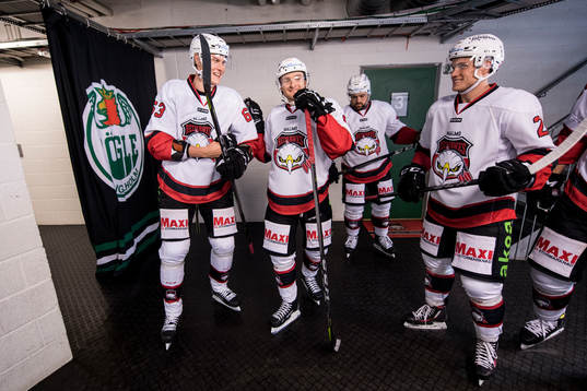 Malmö Redhawks Fredrik Händemark och Johan Olofsson