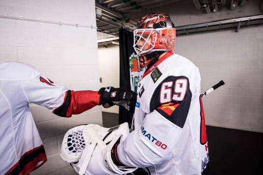 Malmö Redhawks målvakt Oscar Alsenfelt