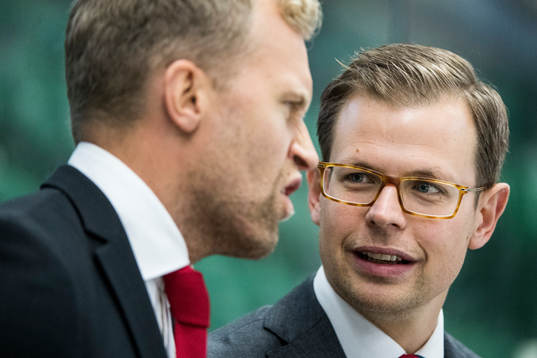 Malmö Redhawks assisterande tränare Martin Filander och