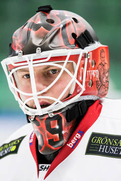 Malmö Redhawks målvakt Oscar Alsenfelt