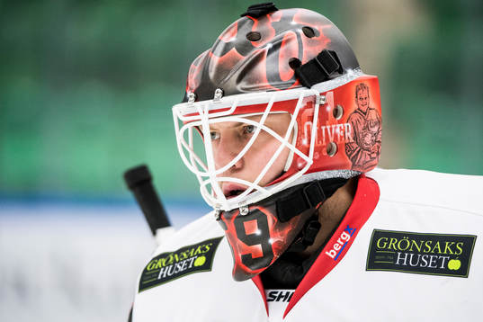 Malmö Redhawks målvakt Oscar Alsenfelt