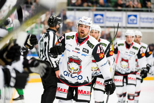 Malmö Redhawks Nichlas Hardt jublar