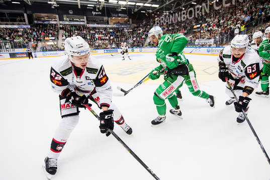 Malmö Redhawks Christoffer Forsberg och Fredrik Händemark