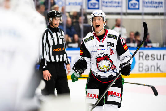 Malmö Redhawks Robin Alvarez jublar