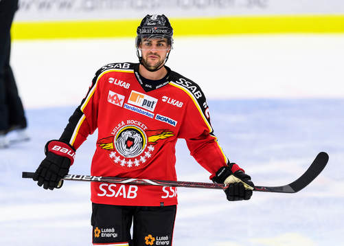 Luleås Joey Hishon deppar