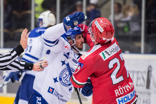 Leksands Fredrik Lindgren och Modos Martin Röymark i bråk