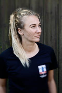 Vittsjös Emma Lundh före sin första match från start