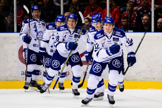 Leksands Fredrik Forsberg jublar