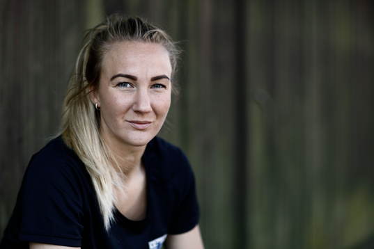 Vittsjös Emma Lundh före sin första match från start