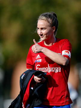 Vittsjös Emma Lundh före sin första match från start