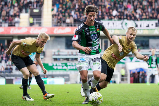 Brommapojkarnas Gustav Sandberg Magnusson och Christopher