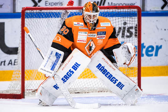 Karlskronas målvakt Henrik Lundberg