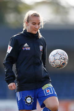 Vittsjös Emma Lundh före sin första match från start